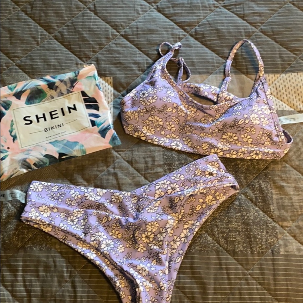 Shein purple bikini